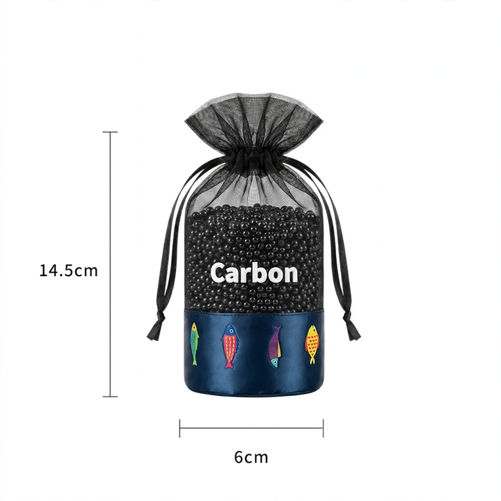 Activated carbon bags for odor neutralization and moisture absorption