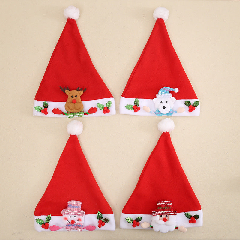 Festive Christmas hat with snowman motif Bowlift