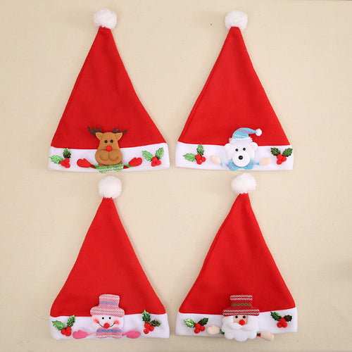 Festive Christmas hat with snowman motif Bowlift