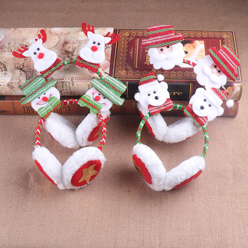 Festive Christmas Headband with Reindeer Motif Bowlift