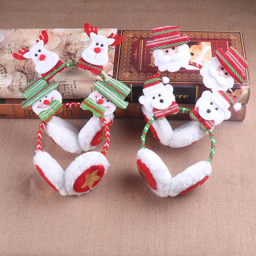 Festive Christmas Headband with Reindeer Motif Bowlift