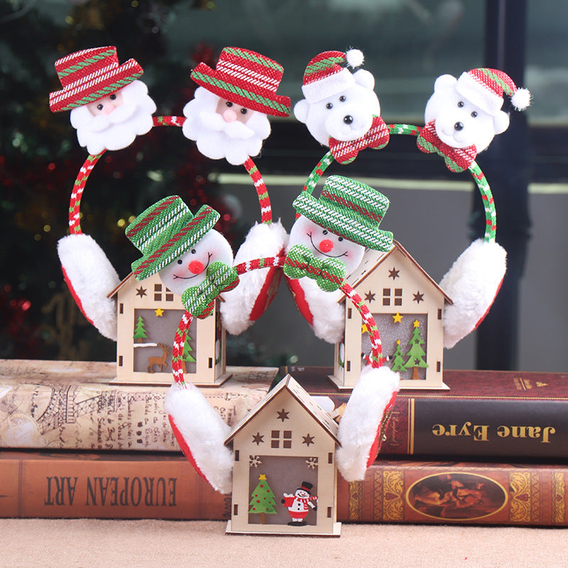 Festive Christmas Headband with Reindeer Motif Bowlift