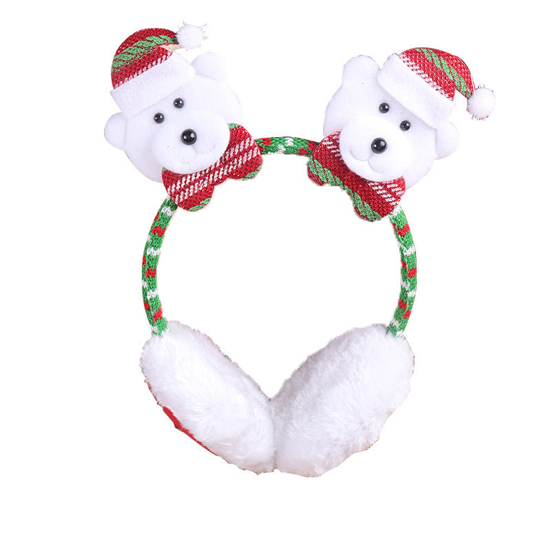 Festive Christmas Headband with Reindeer Motif Bowlift