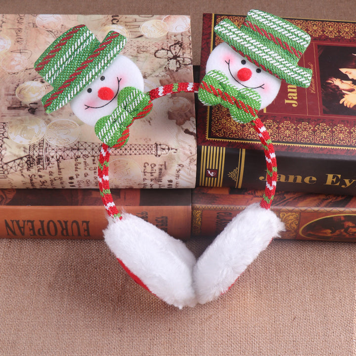 Festive Christmas Headband with Reindeer Motif Bowlift