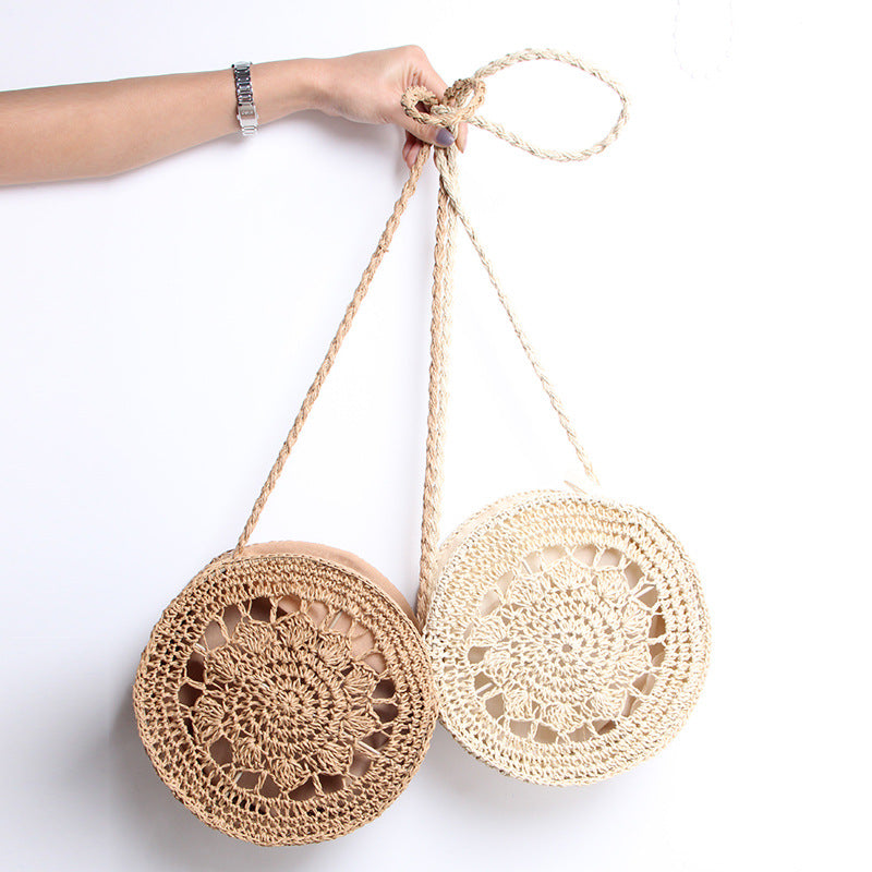 Hand-knotted Shoulder Bag in Unique Boho Style Bowlift