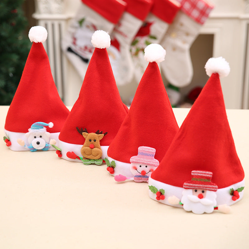 Festive Christmas hat with snowman motif Bowlift
