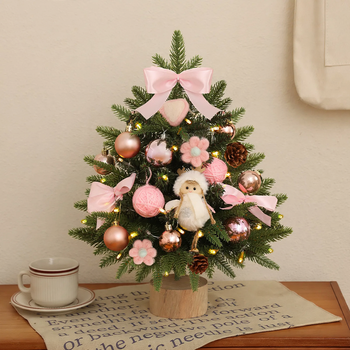 Mini Christmas tree for the table with lighting