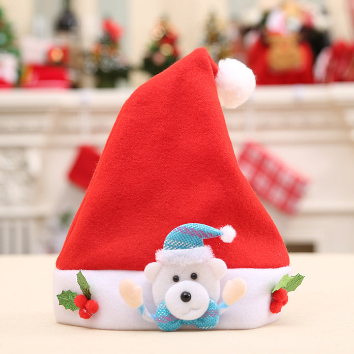 Festive Christmas hat with snowman motif Bowlift