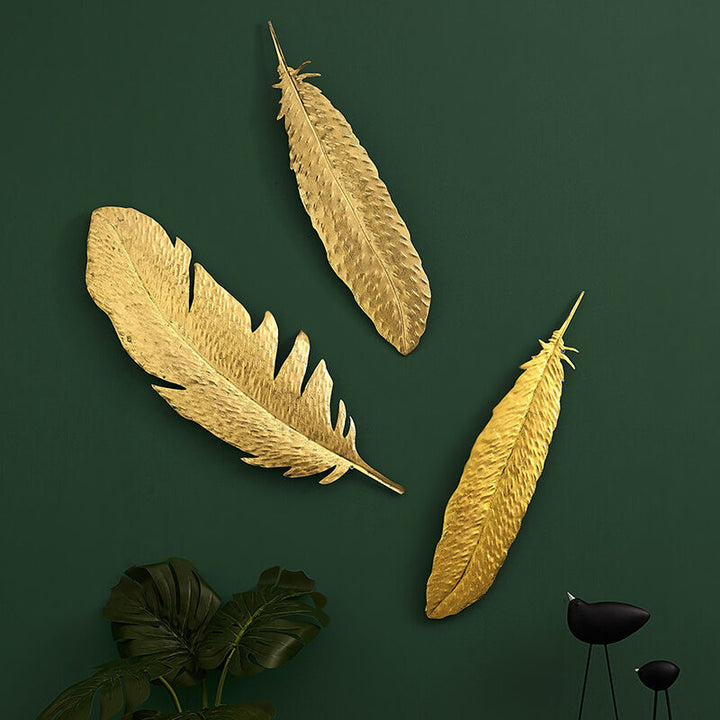 Elegant Feather Wall Art Bowlift
