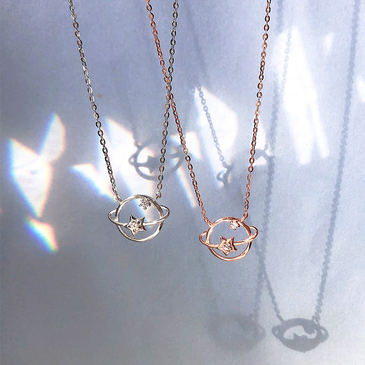 Celestial Star Pendant Necklace Bowlift