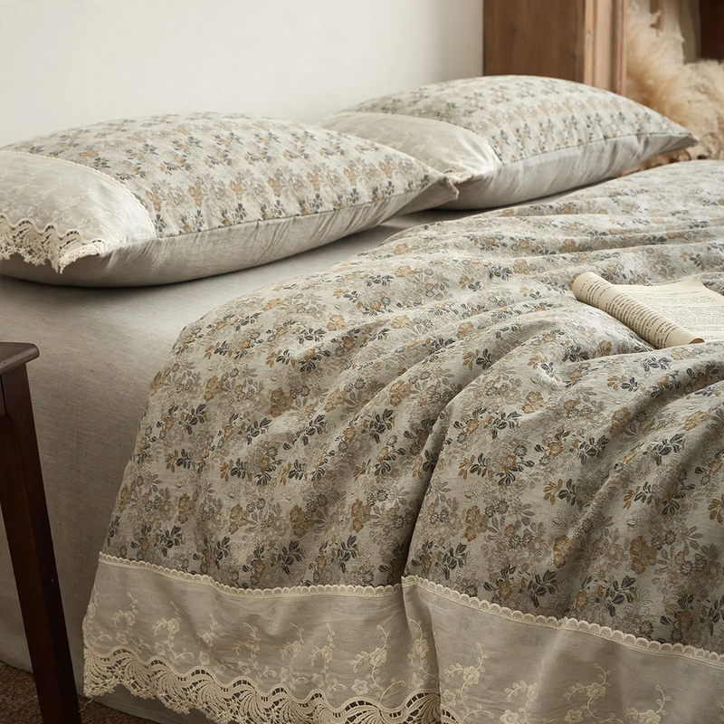 Cotton-linen bedding in Japanese style