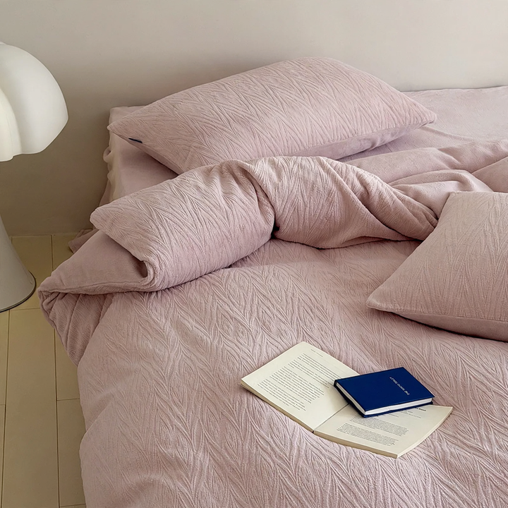 Milk fiber bedding, 4-piece, thickened, Autumn/Winter
