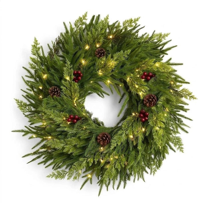 Large Christmas wreath for the door