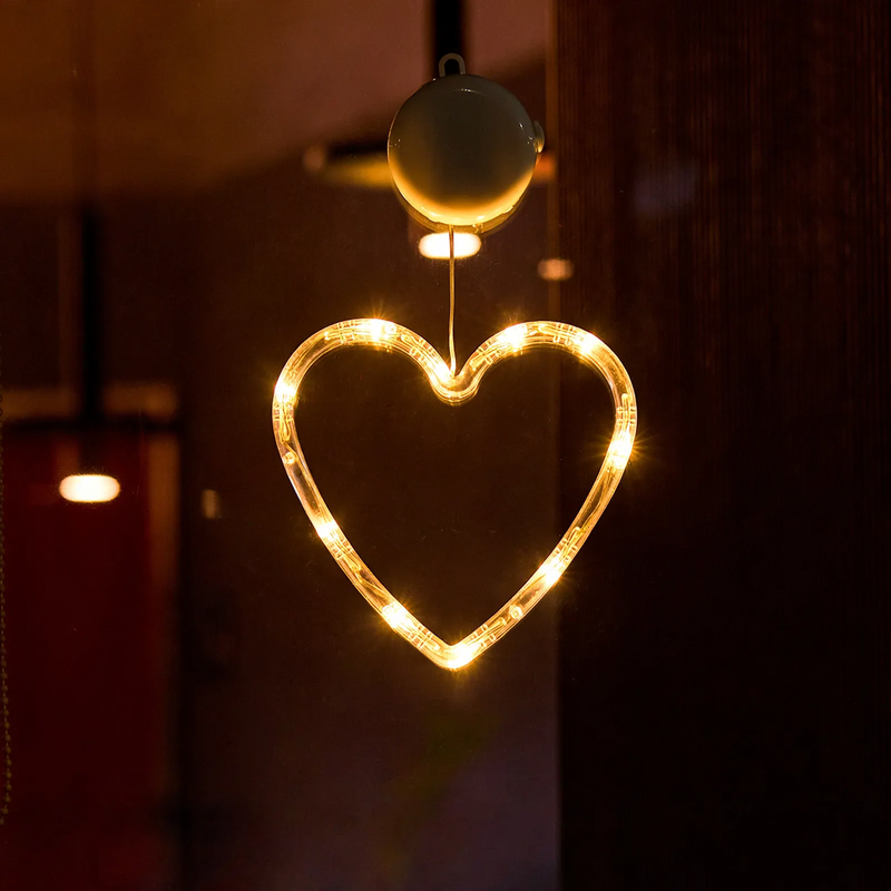 LED window decoration light with suction cup for Christmas