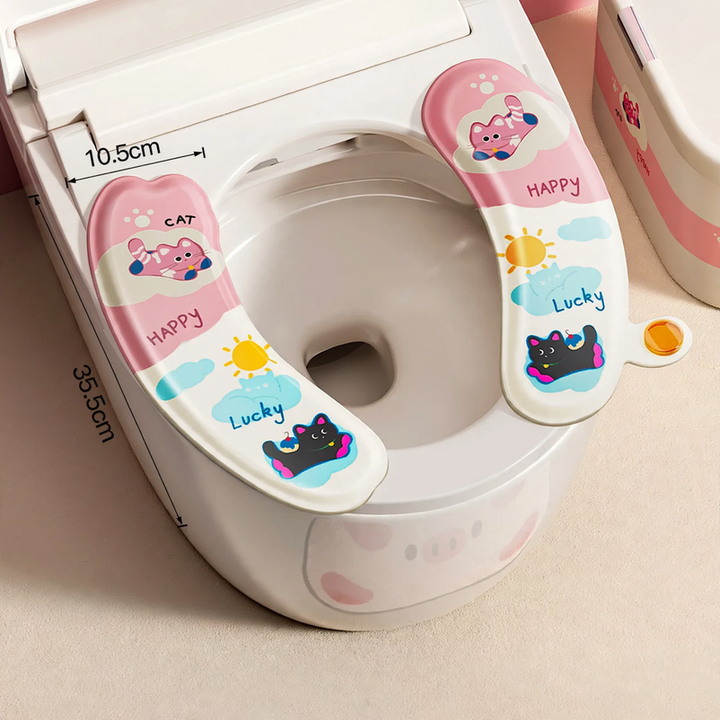 Toilet seat with sensor nightlight and fragrance function