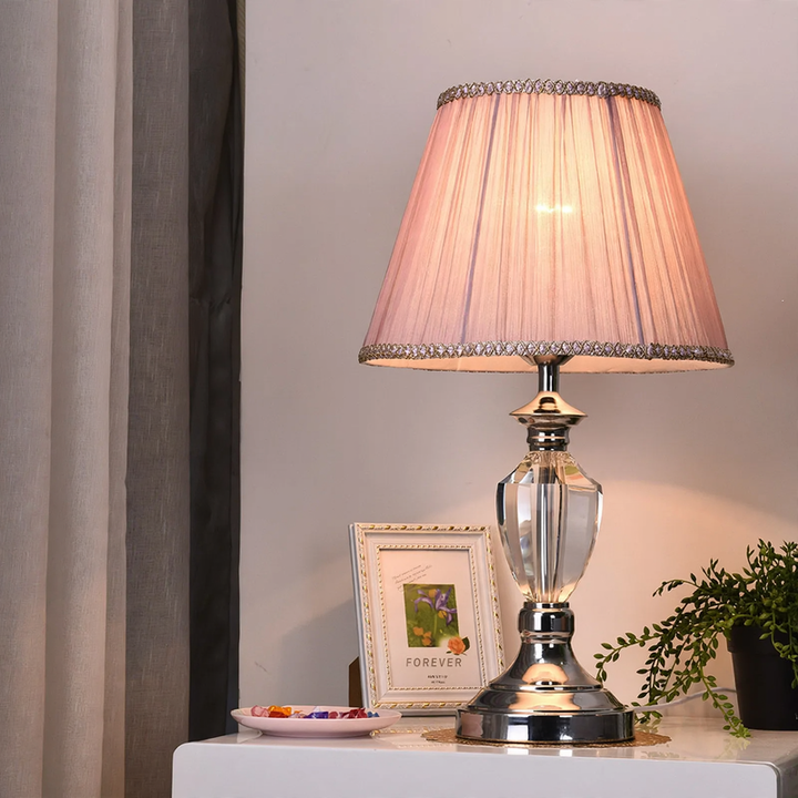 Glass table lamp TL-0126 with touch switch
