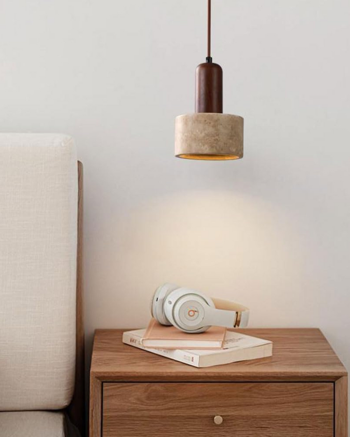 BowLift | Stylish Pendant Lamp with Stone Effect