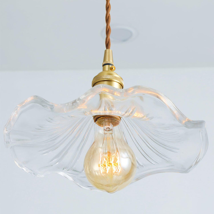 BowLift | Chic Hibiscus Glass Pendant Lamp