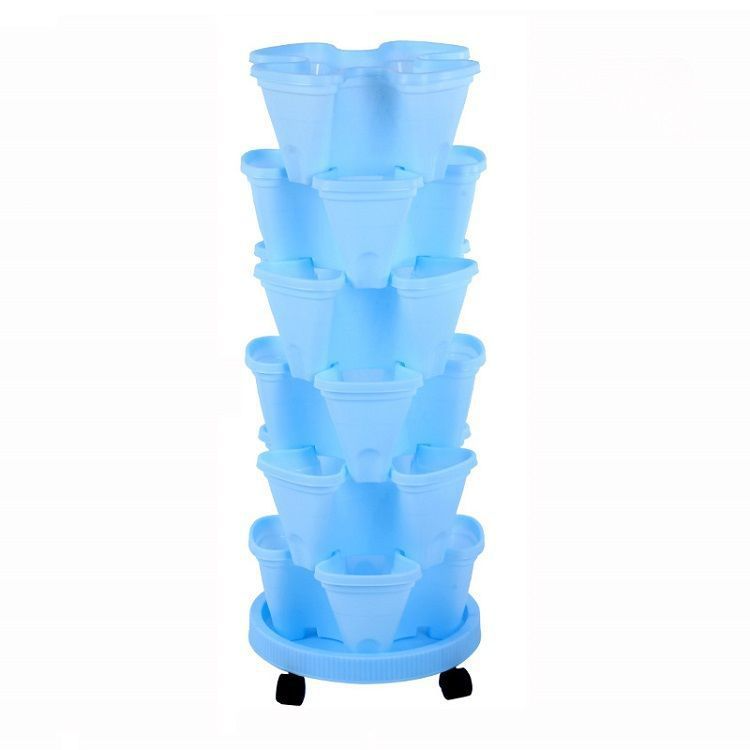 BowLift | 6-Layer Vertical Plant Tower – Three-dimensional Flowering System for the Garden