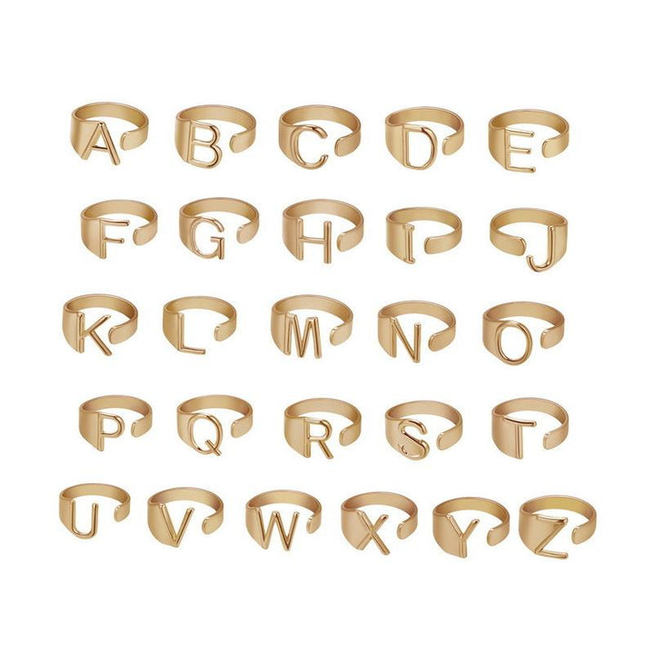 BowLift | Initial A-Z Letter Ring