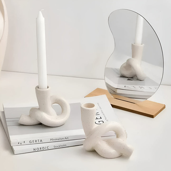 BowLift | Knot Ceramic Candle Holder