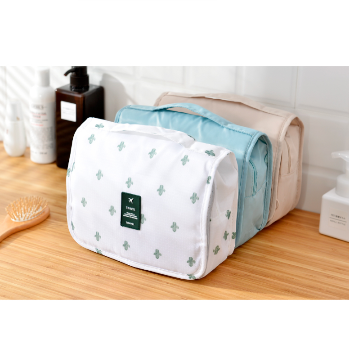 Water-Resistant Hanging Toiletry Bag with Organized Storage for Travel