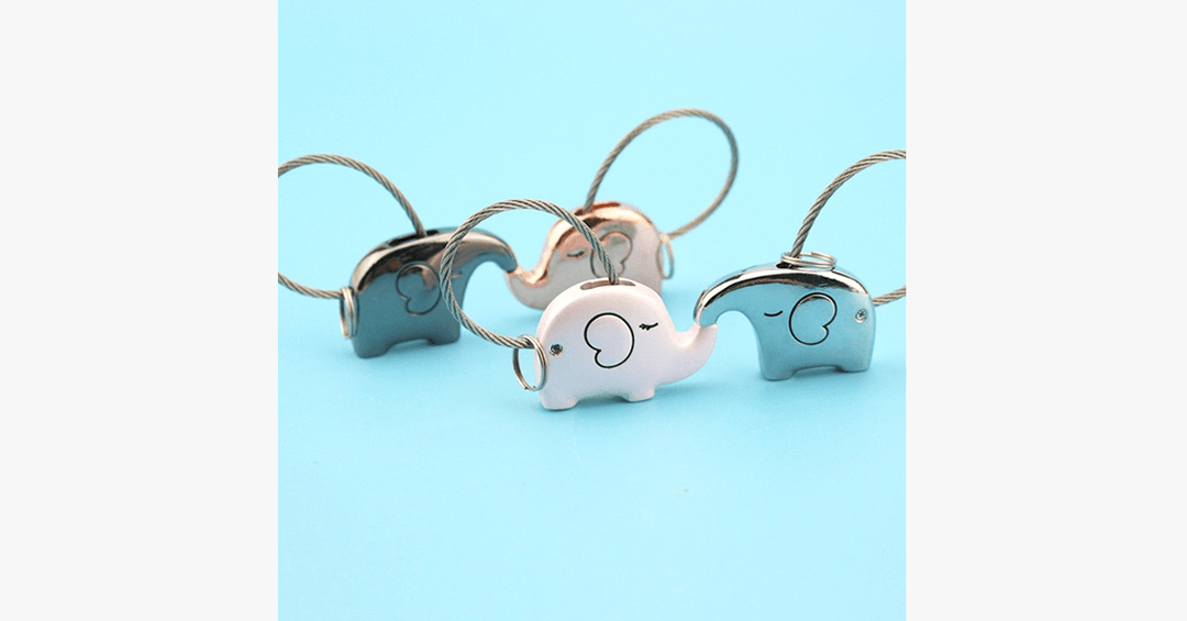 BowLift | Elephant Love Keychain Set