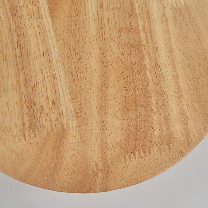 BowLift | Modern Minimalist Round Irregular Oval Wood LED Wall Light Lamp for Living Room