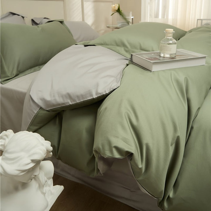 Long-staple cotton bedding, pure colors