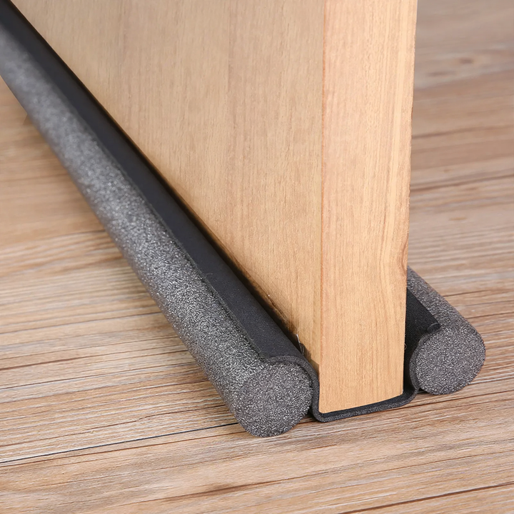Door bottom seal made of leather, 93 cm