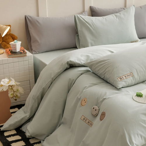 Cotton bedding set, 4-piece, cartoon design