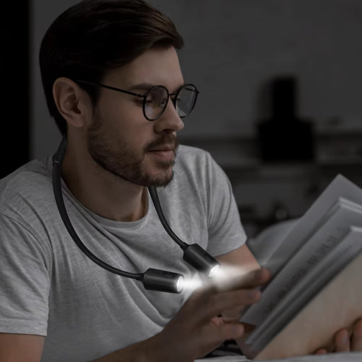 Rechargeable Neck Reading Light, 1000 mAh