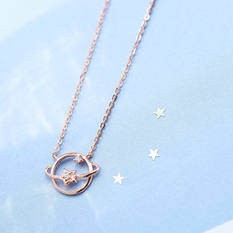 Celestial Star Pendant Necklace Bowlift