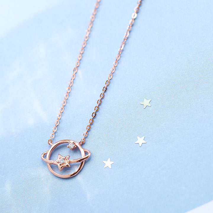 Celestial Star Pendant Necklace Bowlift