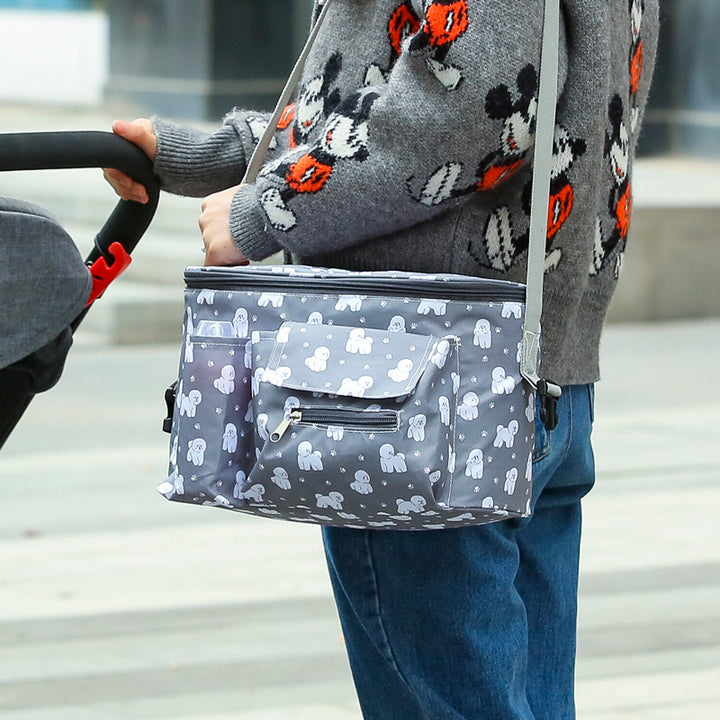 Multifunctional diaper bag with cute animal design Bowlift