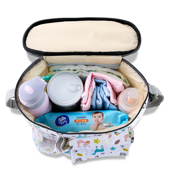 Multifunctional diaper bag with cute animal design Bowlift