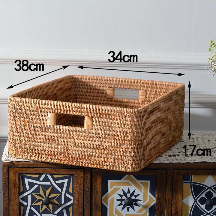 Multifunctional storage basket made of natural materials Bowlift