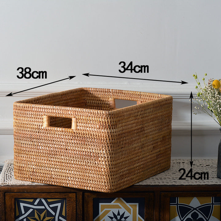 Multifunctional storage basket made of natural materials Bowlift