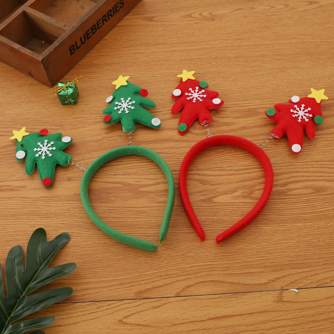 Festive Christmas Tree Hair Clip Bowlift