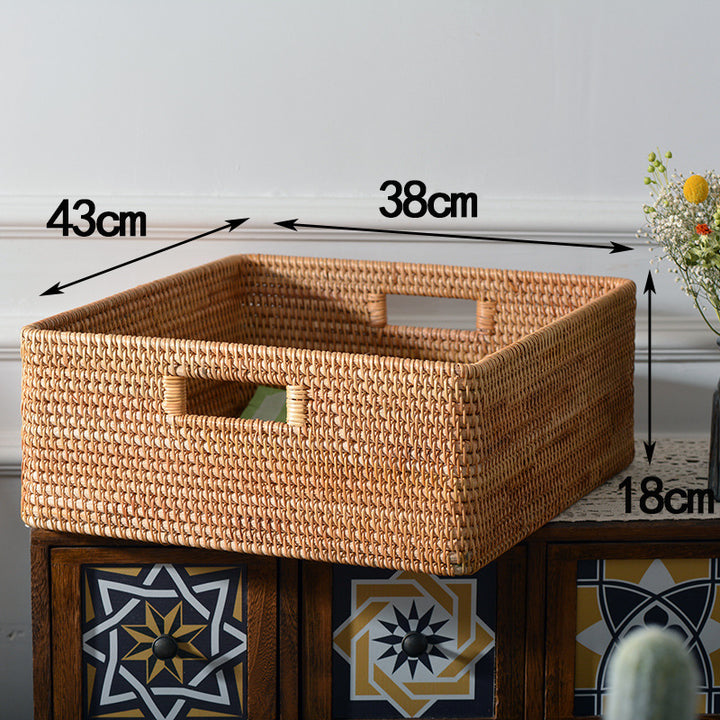 Multifunctional storage basket made of natural materials Bowlift