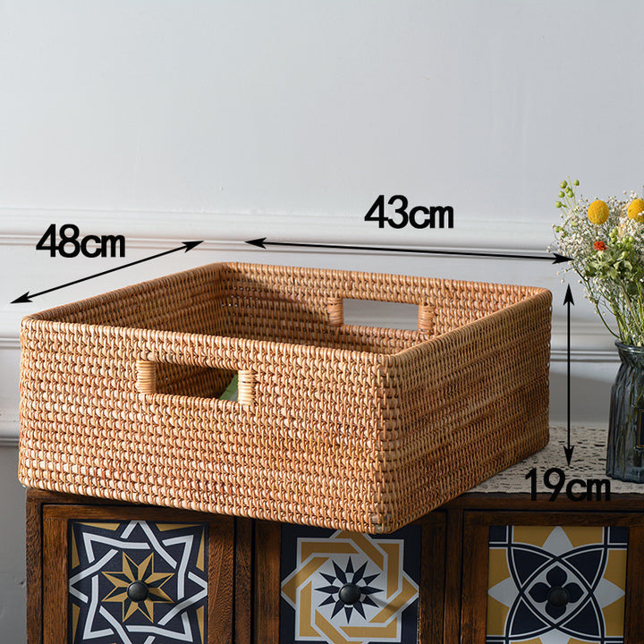 Multifunctional storage basket made of natural materials Bowlift