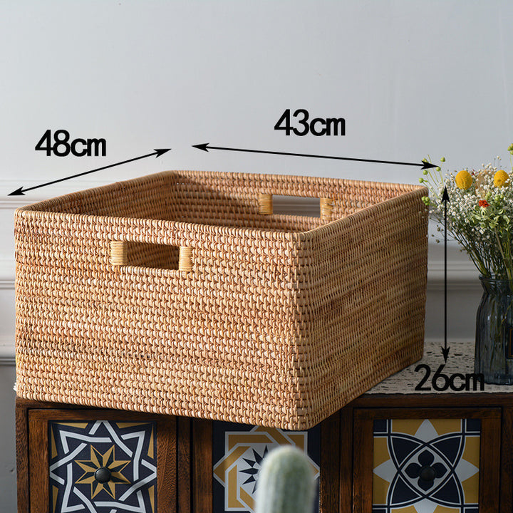 Multifunctional storage basket made of natural materials Bowlift