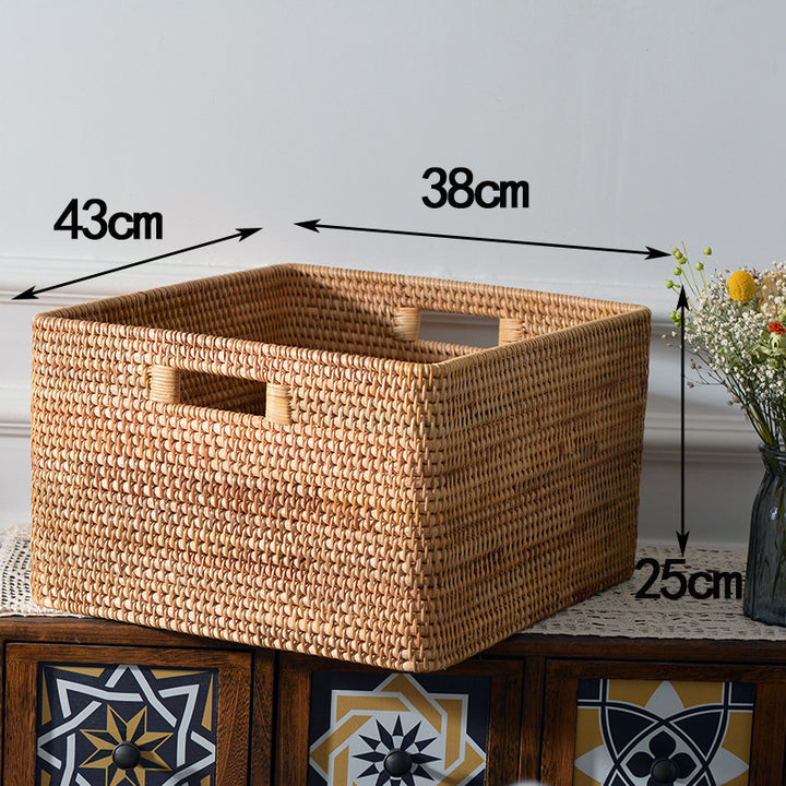 Multifunctional storage basket made of natural materials Bowlift