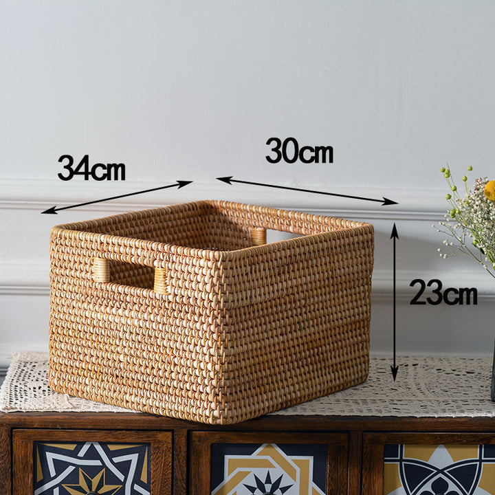 Multifunctional storage basket made of natural materials Bowlift