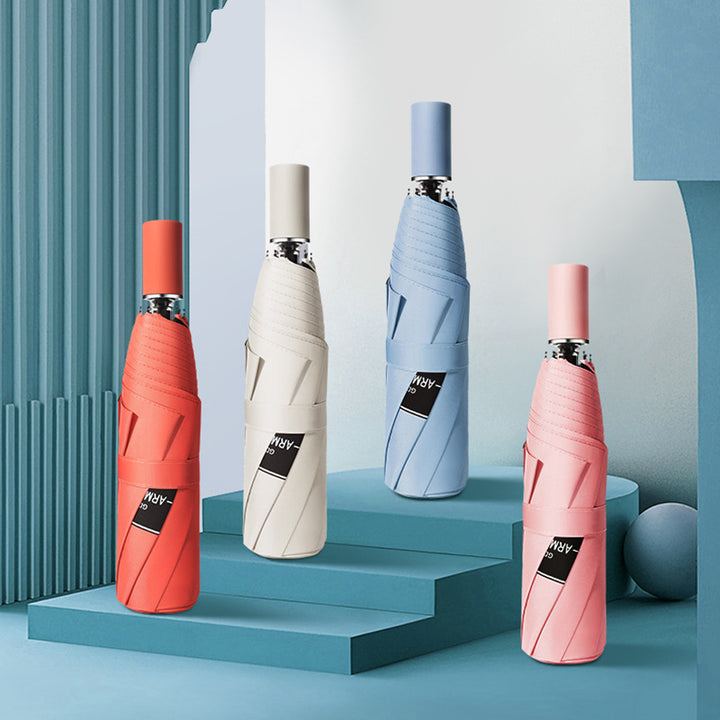 Women's compact travel umbrella with UV protection Bowlift