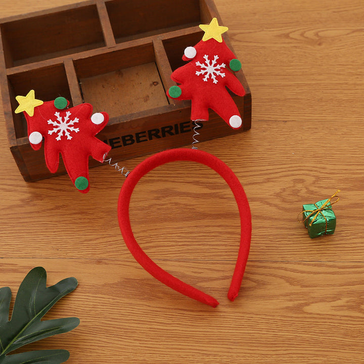 Festive Christmas Tree Hair Clip Bowlift