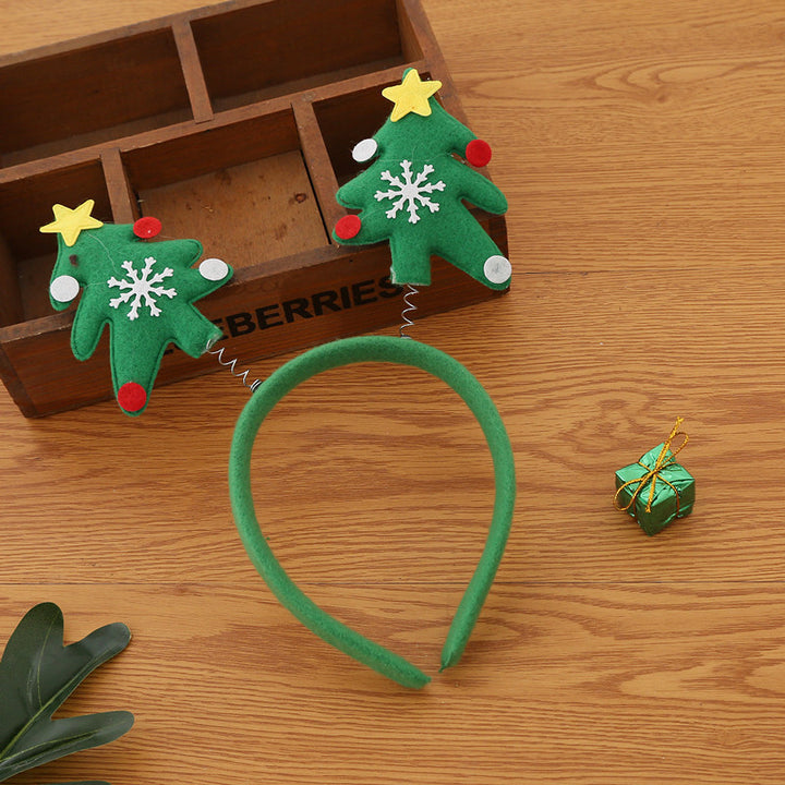 Festive Christmas Tree Hair Clip Bowlift