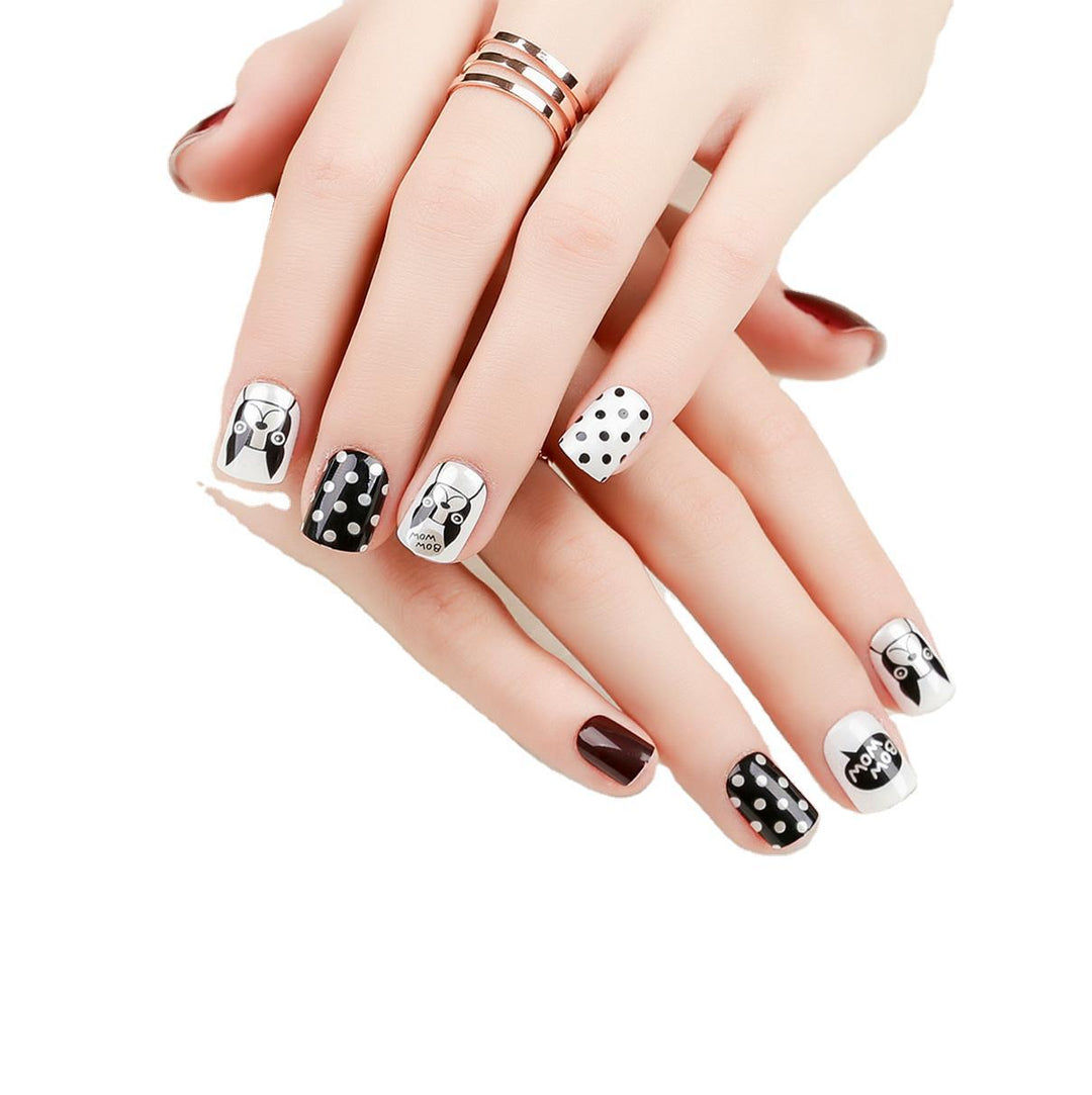 Whimsical Cartoon Animal Press-On Nail Set