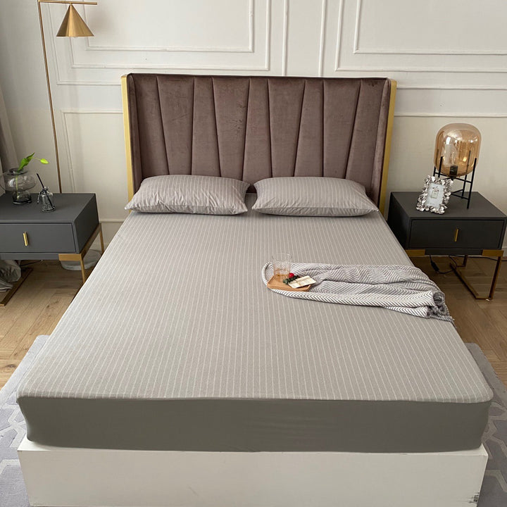 Premium Stretch Fitted Mattress Sheet and Pillowcase Set