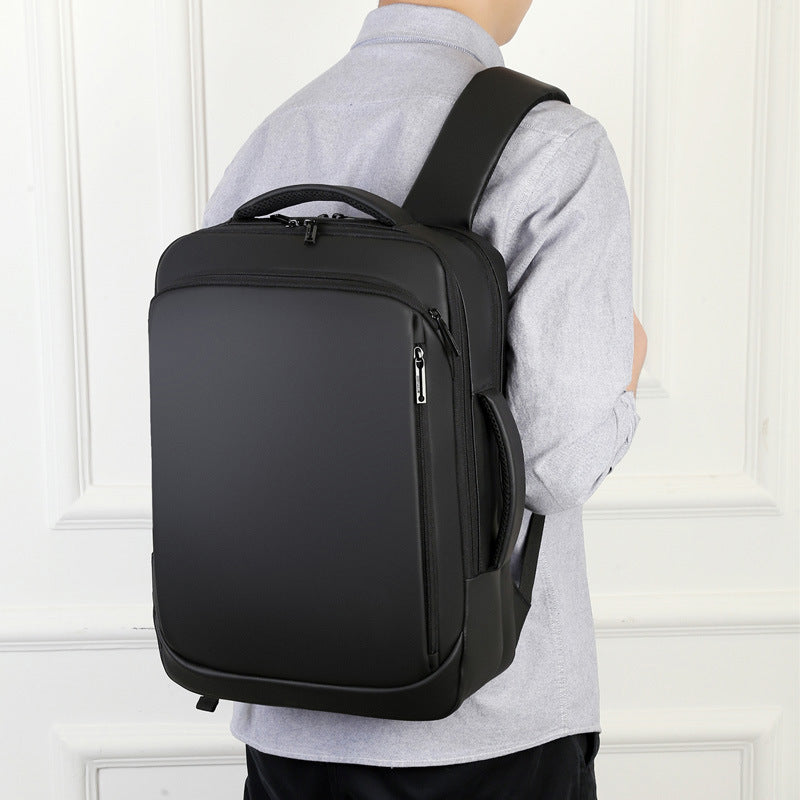 Laptop backpack with slim, waterproof design and multiple interior compartments Bowlift